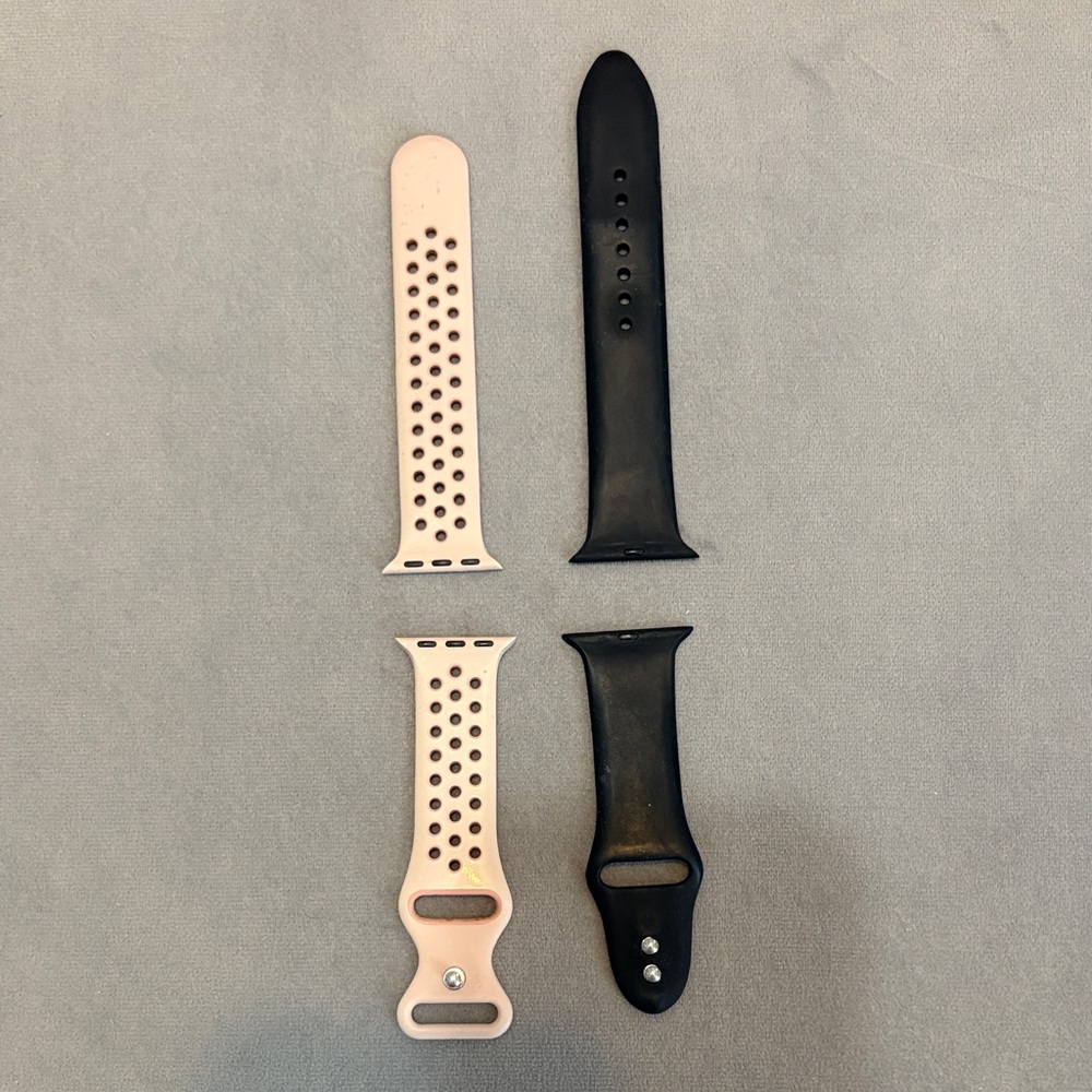 Smartwatch Replacement Bands - Black and Pink